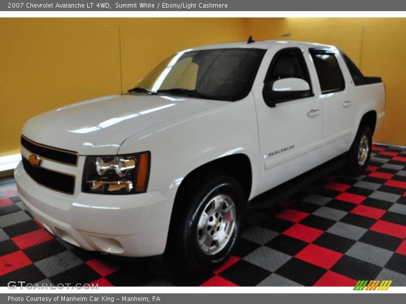 Summit White / Ebony/Light Cashmere 2007 Chevrolet Avalanche LT 4WD