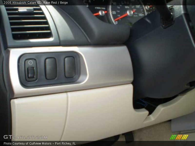 Rave Red / Beige 2008 Mitsubishi Galant ES