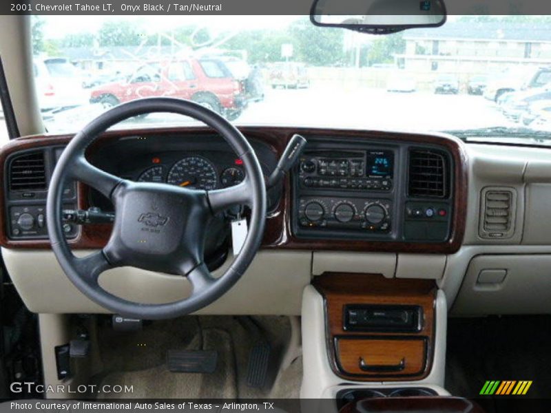 Onyx Black / Tan/Neutral 2001 Chevrolet Tahoe LT