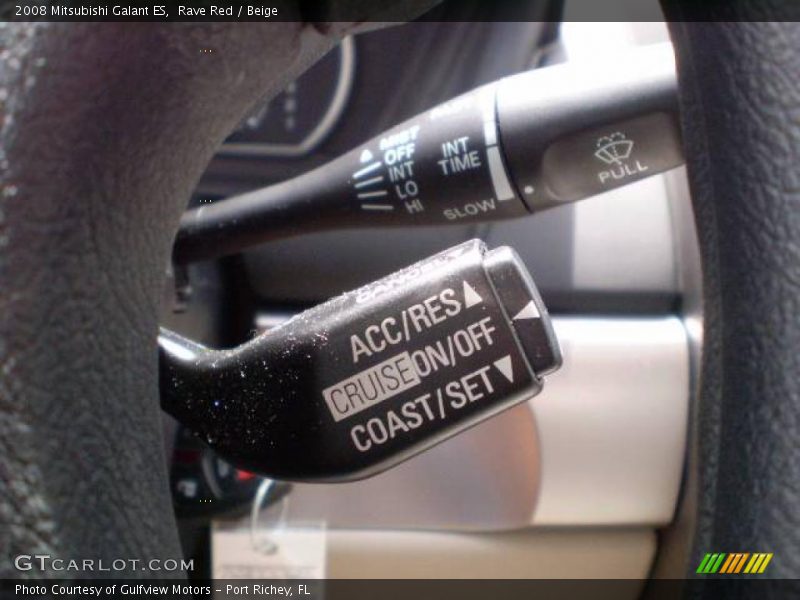 Rave Red / Beige 2008 Mitsubishi Galant ES