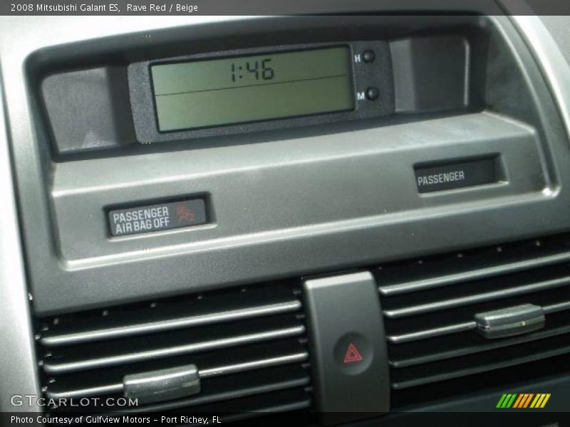 Rave Red / Beige 2008 Mitsubishi Galant ES