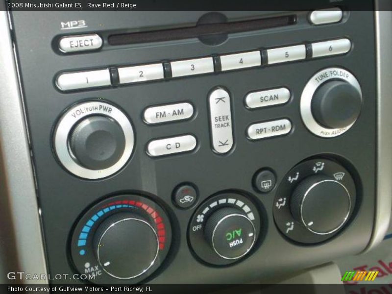 Rave Red / Beige 2008 Mitsubishi Galant ES