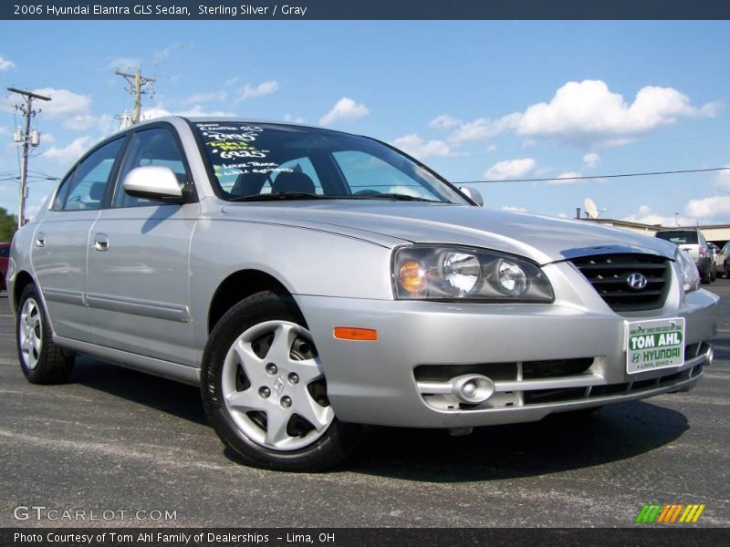 Sterling Silver / Gray 2006 Hyundai Elantra GLS Sedan