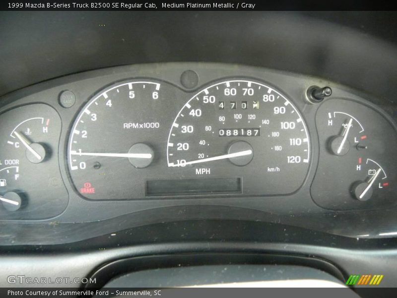 Medium Platinum Metallic / Gray 1999 Mazda B-Series Truck B2500 SE Regular Cab