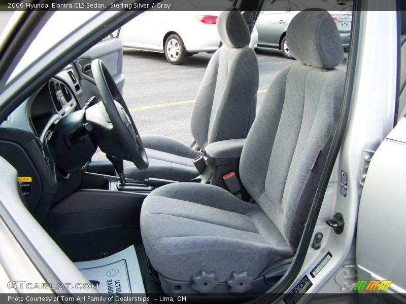 Sterling Silver / Gray 2006 Hyundai Elantra GLS Sedan