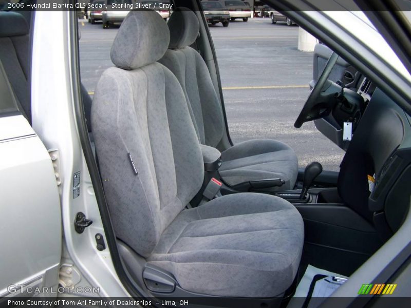Sterling Silver / Gray 2006 Hyundai Elantra GLS Sedan