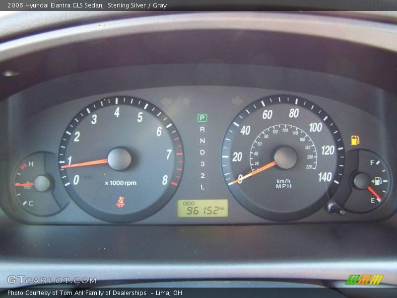 Sterling Silver / Gray 2006 Hyundai Elantra GLS Sedan