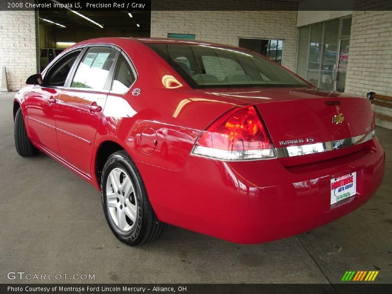 Precision Red / Gray 2008 Chevrolet Impala LS