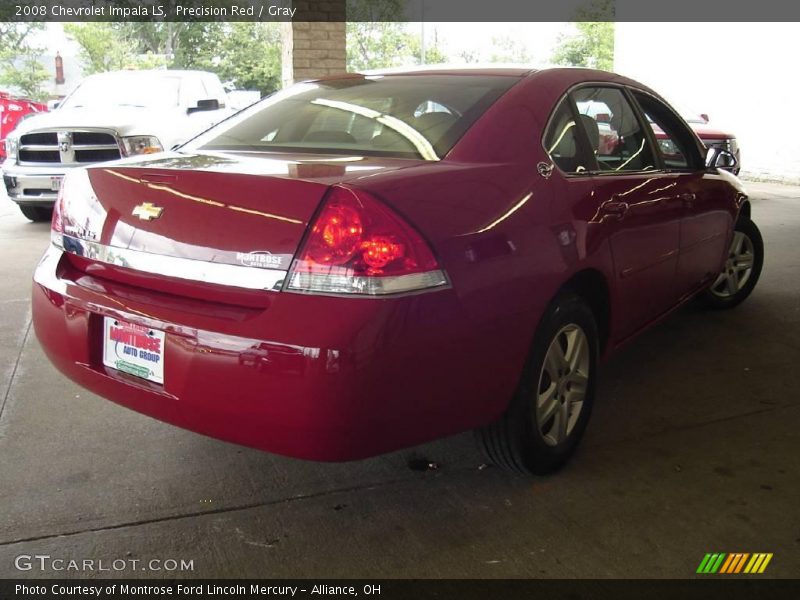Precision Red / Gray 2008 Chevrolet Impala LS