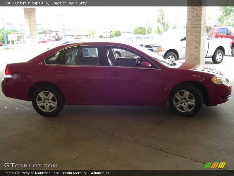 Precision Red / Gray 2008 Chevrolet Impala LS