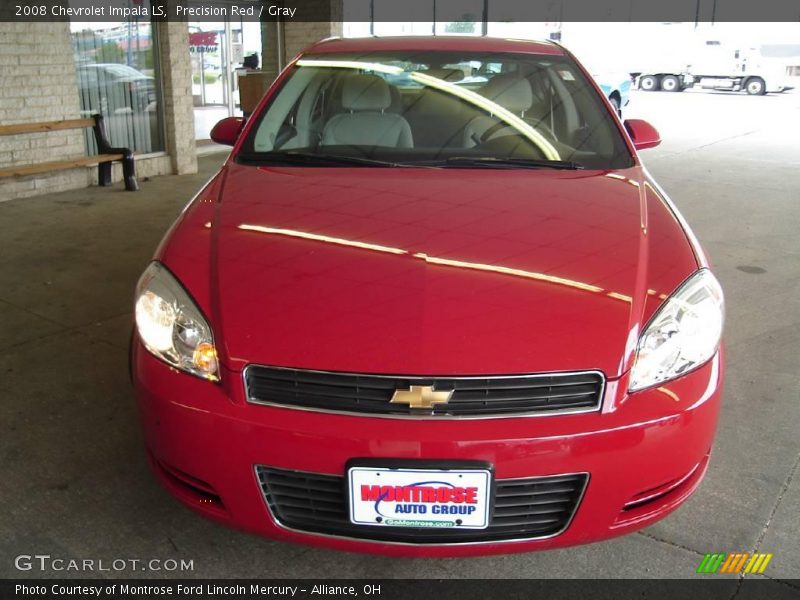 Precision Red / Gray 2008 Chevrolet Impala LS