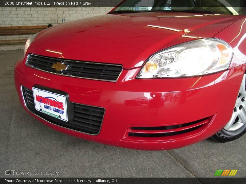 Precision Red / Gray 2008 Chevrolet Impala LS