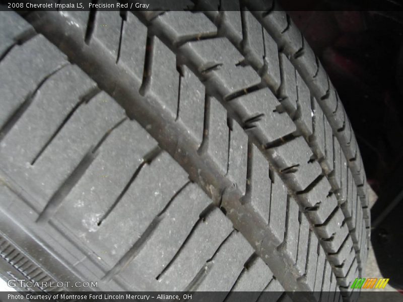 Precision Red / Gray 2008 Chevrolet Impala LS