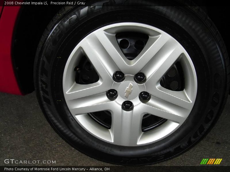 Precision Red / Gray 2008 Chevrolet Impala LS