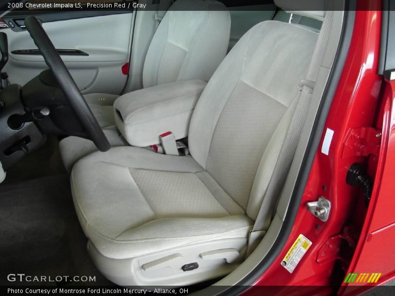 Precision Red / Gray 2008 Chevrolet Impala LS