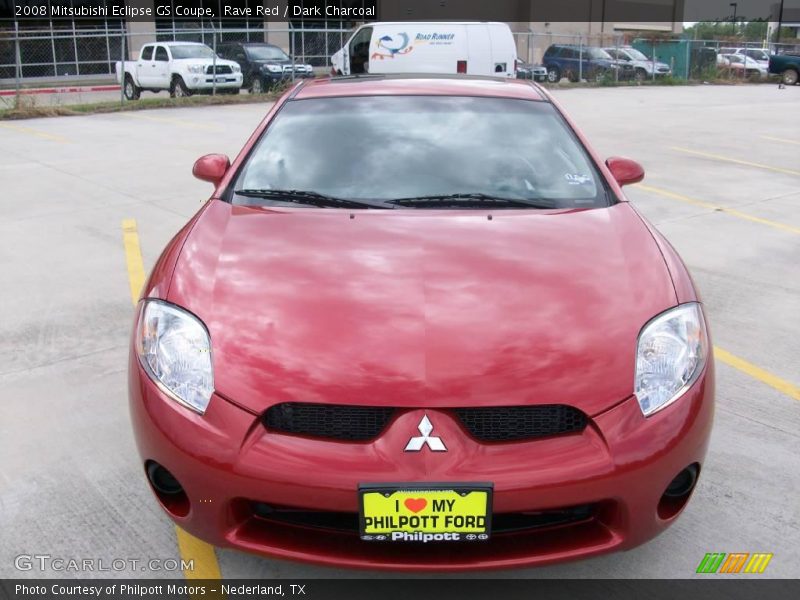 Rave Red / Dark Charcoal 2008 Mitsubishi Eclipse GS Coupe