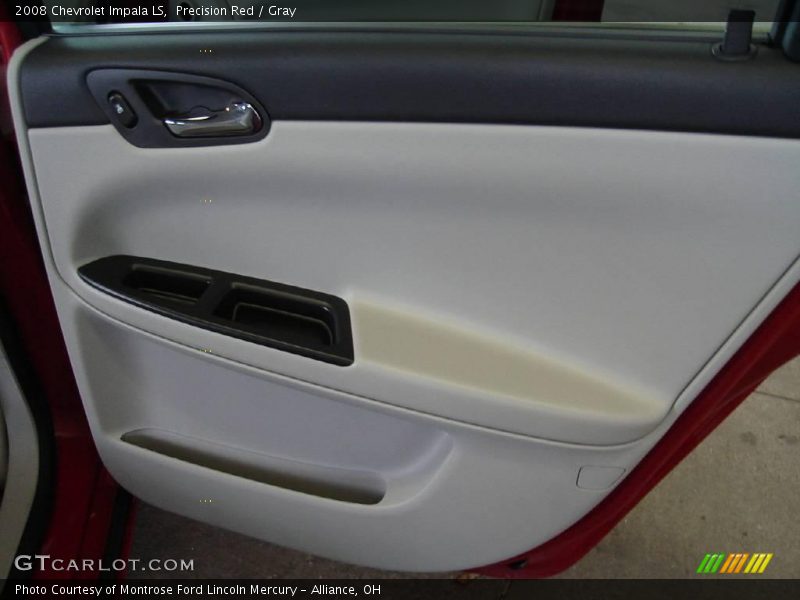 Precision Red / Gray 2008 Chevrolet Impala LS