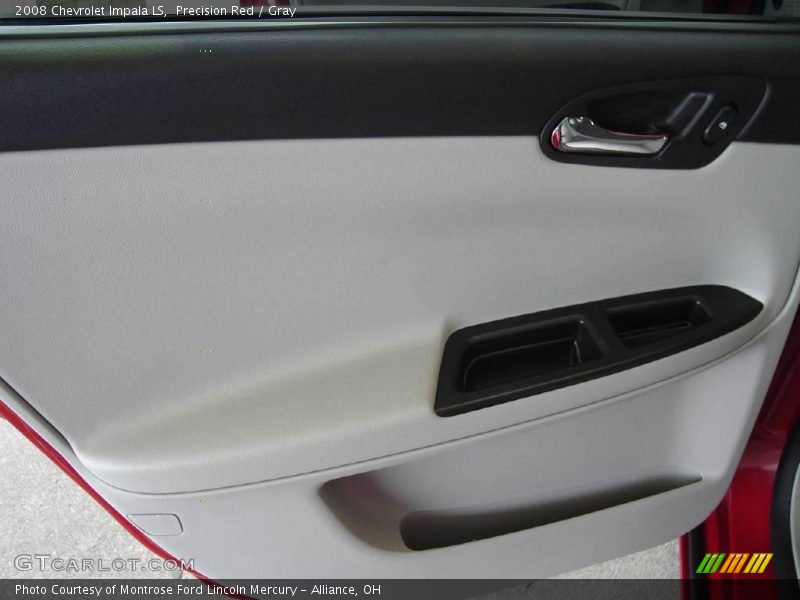 Precision Red / Gray 2008 Chevrolet Impala LS