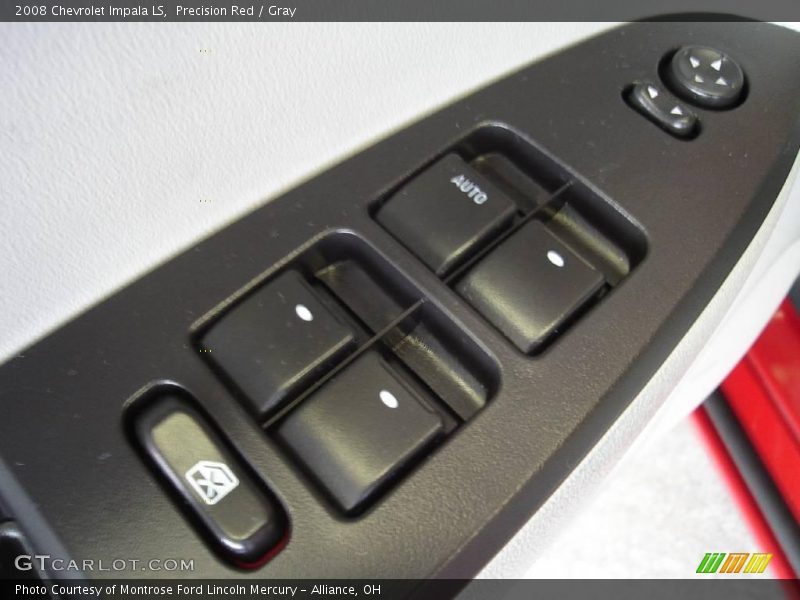 Precision Red / Gray 2008 Chevrolet Impala LS