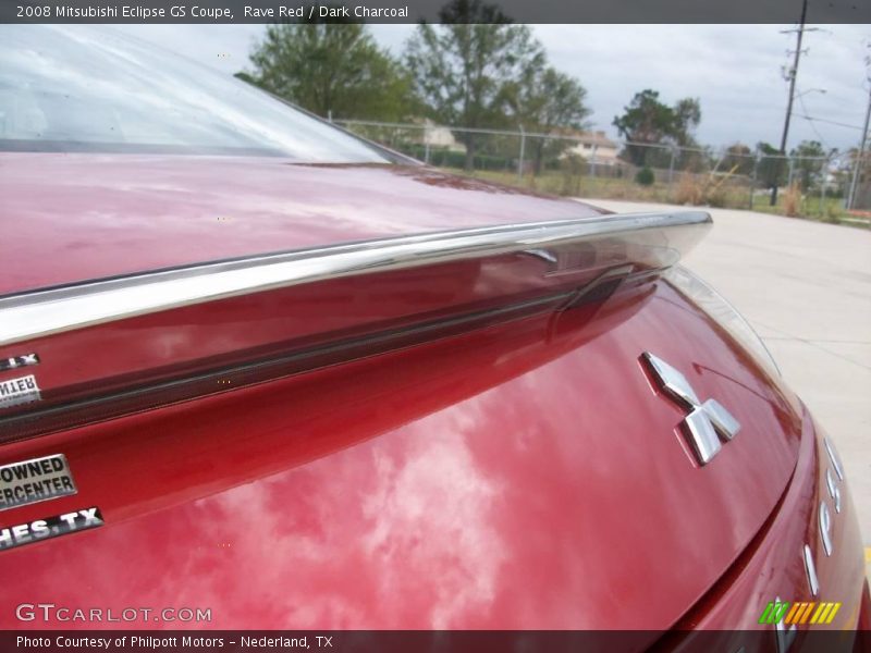 Rave Red / Dark Charcoal 2008 Mitsubishi Eclipse GS Coupe