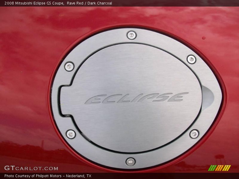 Rave Red / Dark Charcoal 2008 Mitsubishi Eclipse GS Coupe