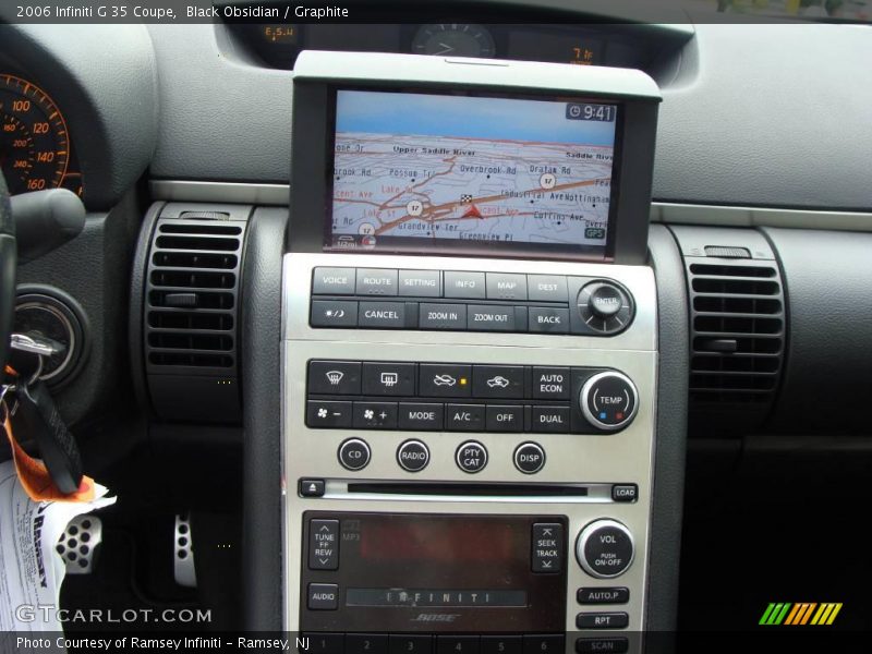 Black Obsidian / Graphite 2006 Infiniti G 35 Coupe