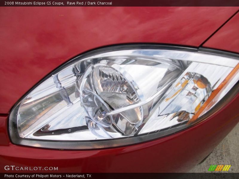 Rave Red / Dark Charcoal 2008 Mitsubishi Eclipse GS Coupe