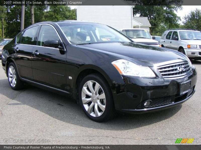 Black Obsidian / Graphite 2007 Infiniti M 35x Sedan