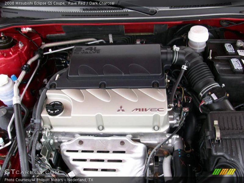 Rave Red / Dark Charcoal 2008 Mitsubishi Eclipse GS Coupe