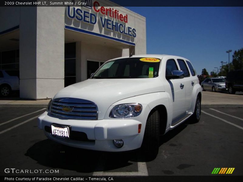 Summit White / Gray 2009 Chevrolet HHR LT