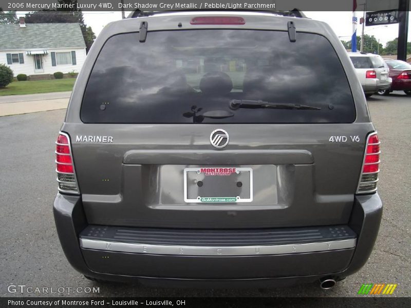 Dark Shadow Grey Metallic / Pebble/Light Parchment 2006 Mercury Mariner Luxury 4WD