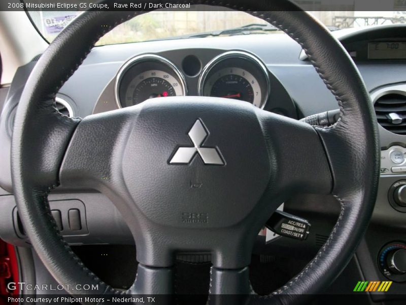 Rave Red / Dark Charcoal 2008 Mitsubishi Eclipse GS Coupe