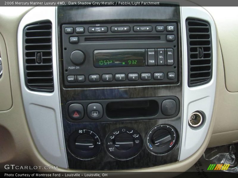 Dark Shadow Grey Metallic / Pebble/Light Parchment 2006 Mercury Mariner Luxury 4WD