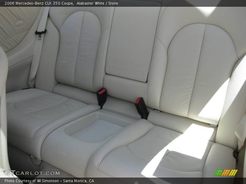 Alabaster White / Stone 2006 Mercedes-Benz CLK 350 Coupe