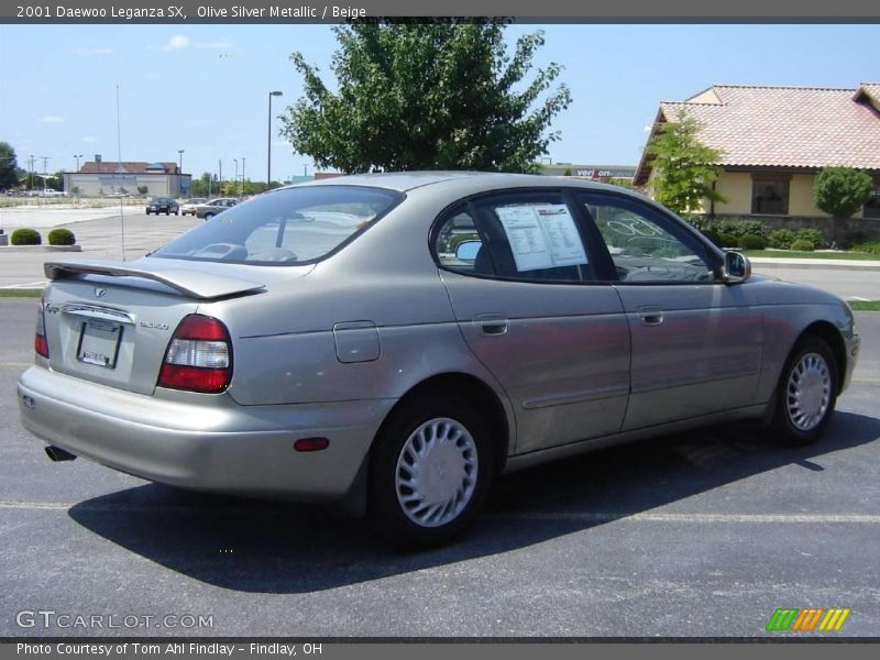 Olive Silver Metallic / Beige 2001 Daewoo Leganza SX