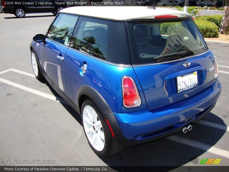 Hyper Blue Metallic / Black/Panther Black 2006 Mini Cooper S Hardtop