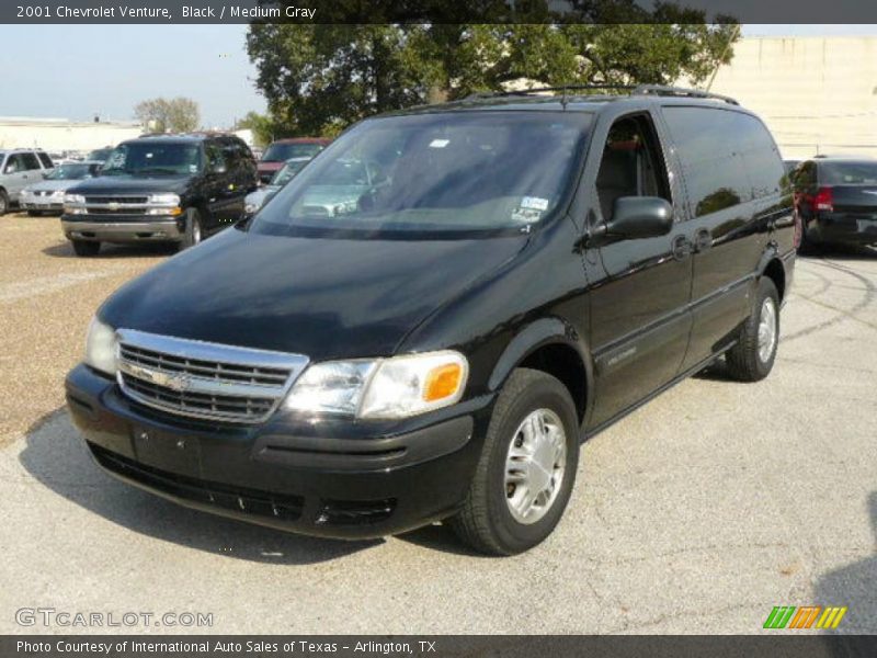 Black / Medium Gray 2001 Chevrolet Venture