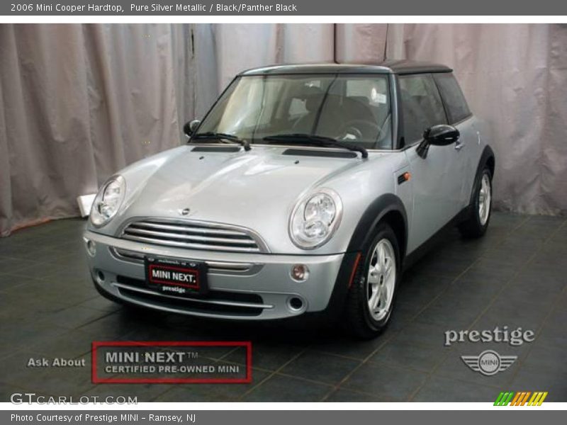 Pure Silver Metallic / Black/Panther Black 2006 Mini Cooper Hardtop