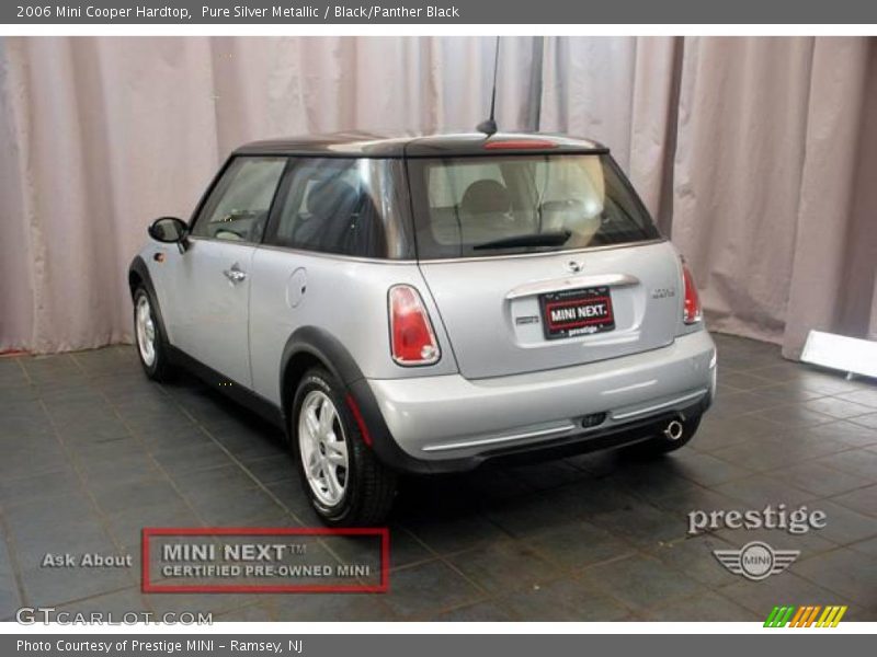 Pure Silver Metallic / Black/Panther Black 2006 Mini Cooper Hardtop