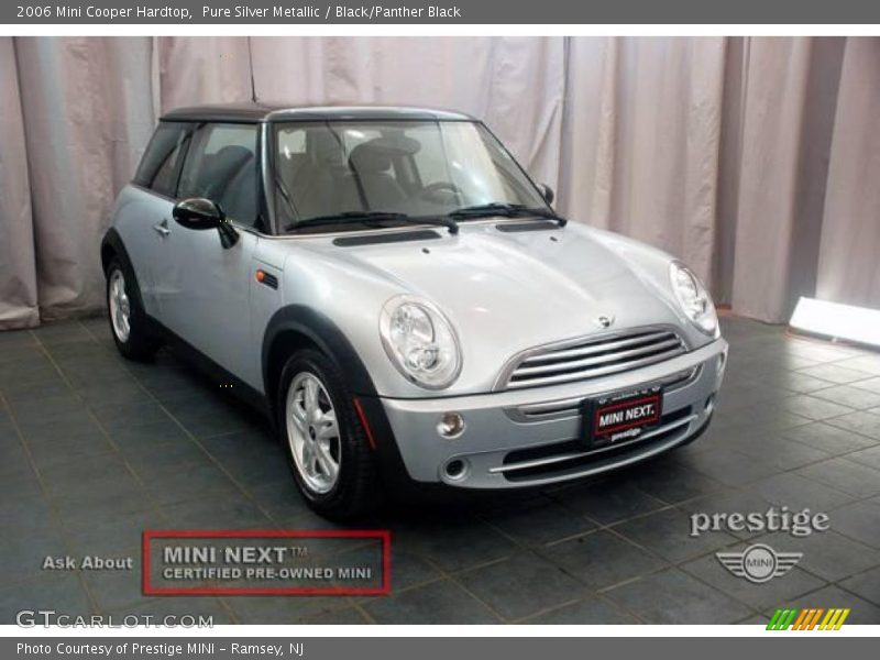 Pure Silver Metallic / Black/Panther Black 2006 Mini Cooper Hardtop
