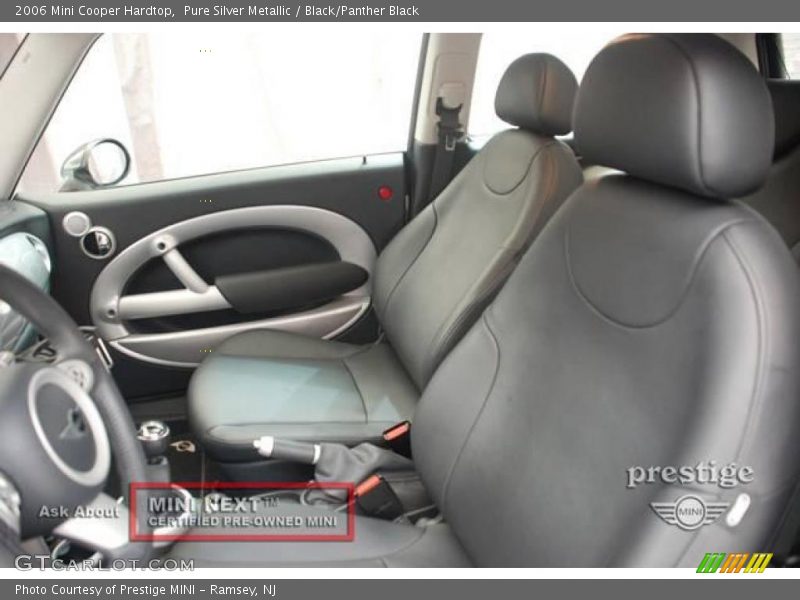 Pure Silver Metallic / Black/Panther Black 2006 Mini Cooper Hardtop