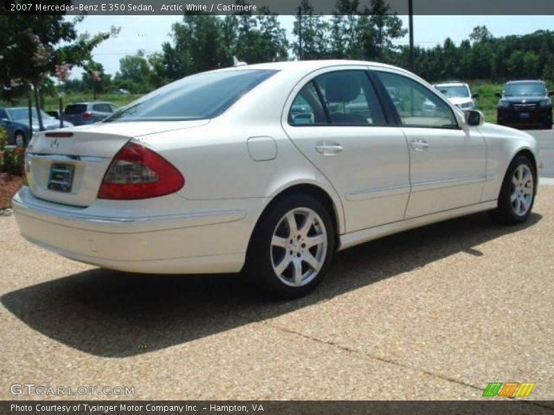 Arctic White / Cashmere 2007 Mercedes-Benz E 350 Sedan