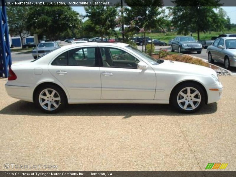 Arctic White / Cashmere 2007 Mercedes-Benz E 350 Sedan