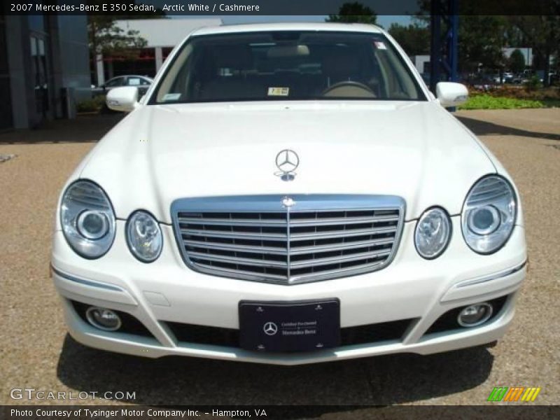Arctic White / Cashmere 2007 Mercedes-Benz E 350 Sedan