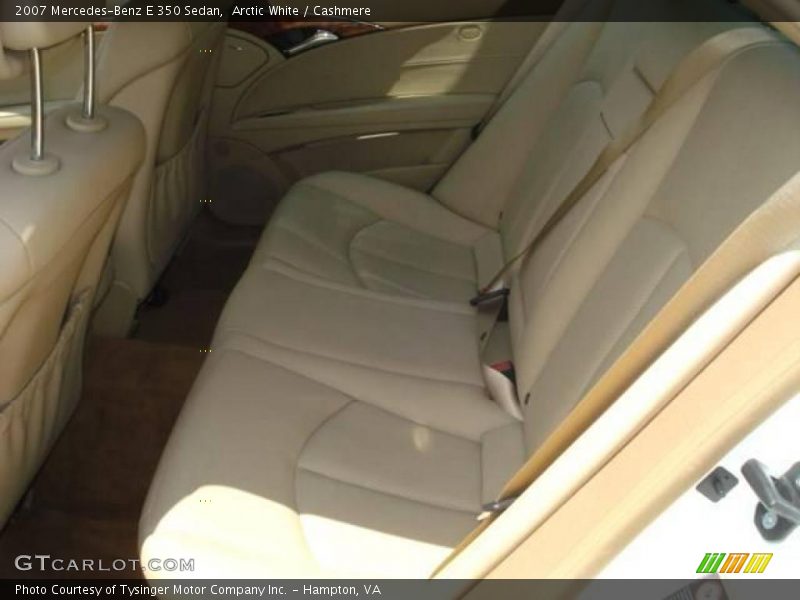 Arctic White / Cashmere 2007 Mercedes-Benz E 350 Sedan