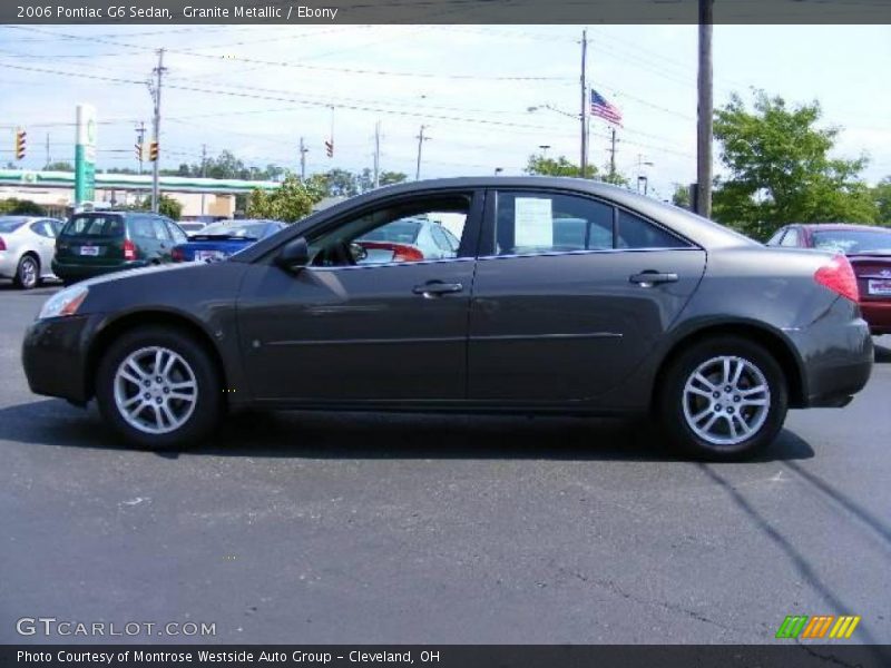 Granite Metallic / Ebony 2006 Pontiac G6 Sedan