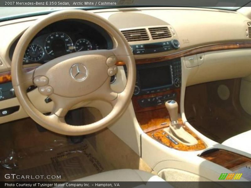 Arctic White / Cashmere 2007 Mercedes-Benz E 350 Sedan