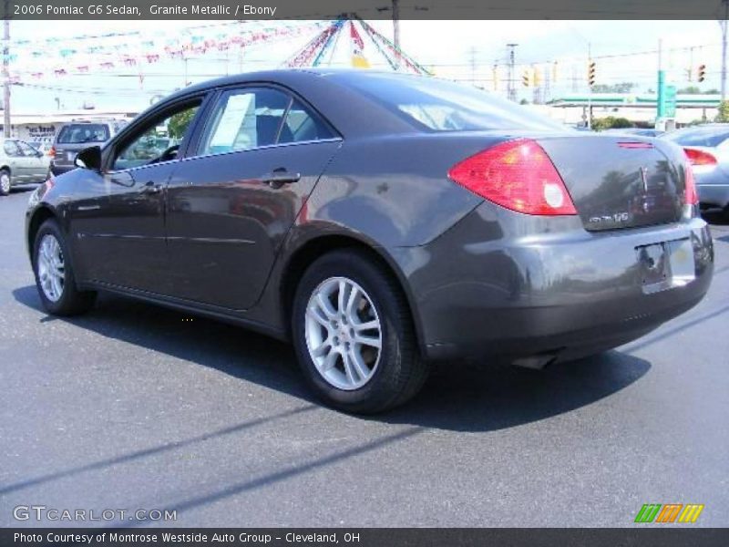 Granite Metallic / Ebony 2006 Pontiac G6 Sedan