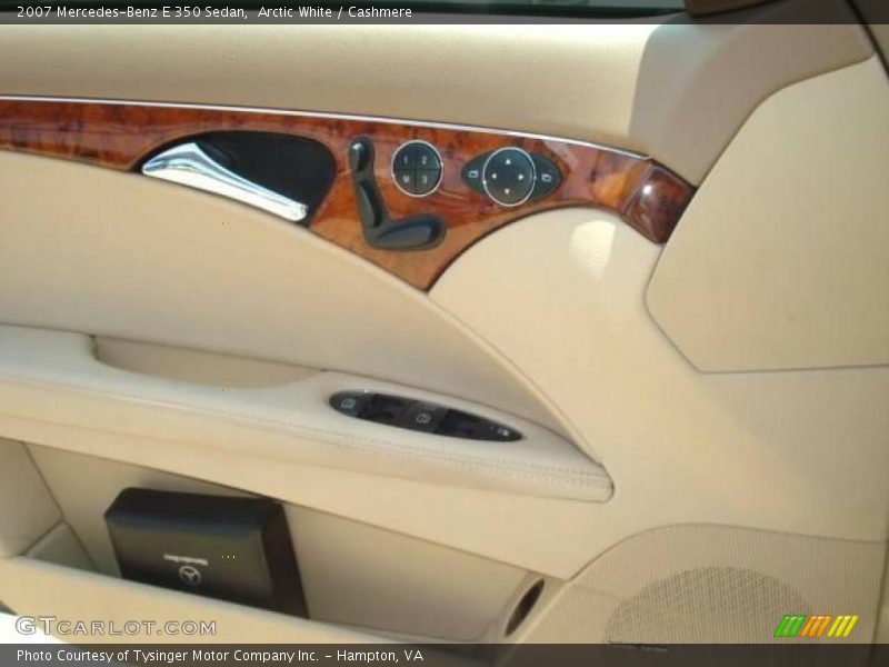 Arctic White / Cashmere 2007 Mercedes-Benz E 350 Sedan