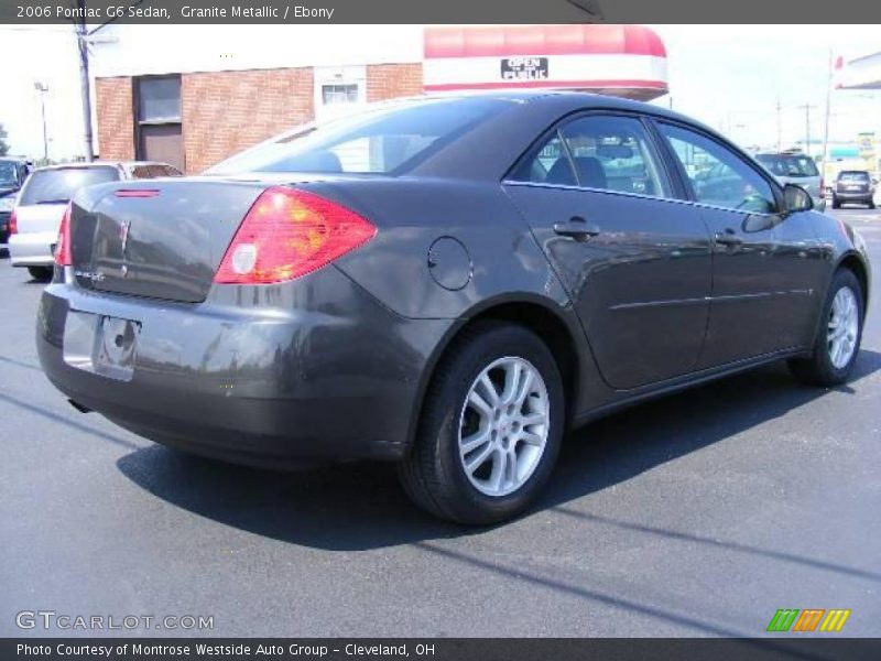 Granite Metallic / Ebony 2006 Pontiac G6 Sedan